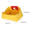 BEIJIALY Felt Pet Bed and Cat Cave view 4