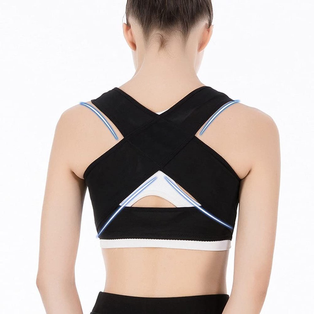TILEZE Invisible Body-Shaping Corset for Women, Chest and Back Posture Corrector with Shoulder Support