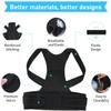TILEZE Adjustable Posture Corrector, Straighter Back, Comfortable Back Brace for Neck, Back and Shoulders view 2