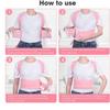 TILEZE Adjustable Posture Corrector, Straighter Back, Comfortable Back Brace for Neck, Back and Shoulders view 3