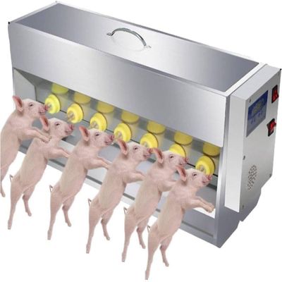 GBHJJ Automatic Piglet Milk Feeder with Constant Temperature, Mixing System, 14 Nipples