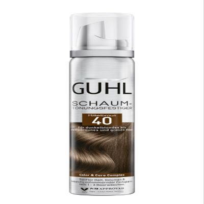 Guhl Foam Color & Styling Mousse, Shade 40 Medium Brown