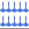 Konrunppy 10 Pack Straight Air Valve for Aquarium view 1
