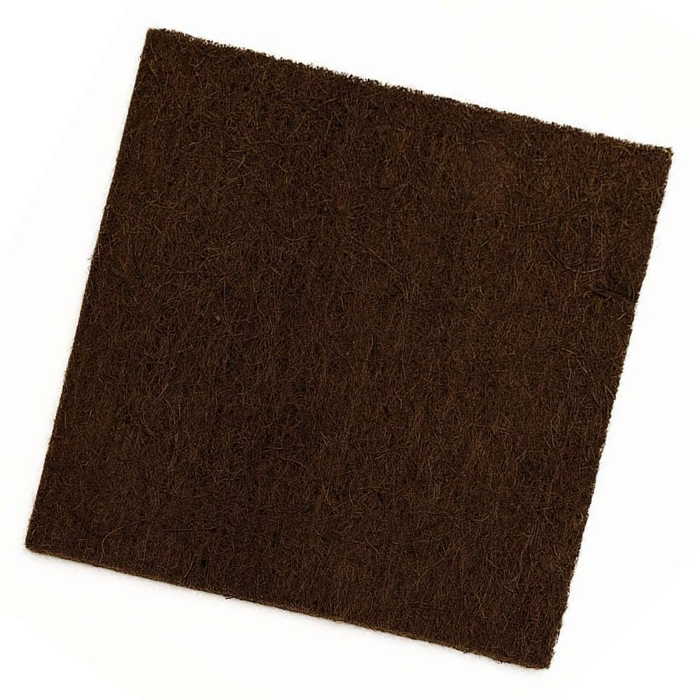 Dark Brown Coconut Fiber Terrarium Background, 50 x 50 cm