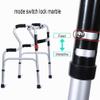 Bariatric Folding 2-Wheel Walker with Shower Commode Chair view 4