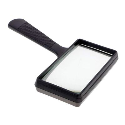 3X HD Handheld Rectangular Reading Magnifier with Large Lens