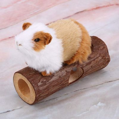 Wnvivi Wooden Tunnel for Small Pets