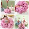 2-Pack Ice Cream Nylon Shower Loofahs for Body Cleansing view 4