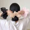 SYSUII Oversized Organza Scrunchies, 5-Pack, Purple view 3