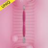 STALEKS PRO UNIQ Double-Ended Cuticle Pusher with GUMMY Silicone Handle, PQ-10/5 view 2
