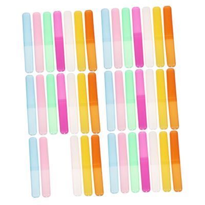Mobestech Travel Toothbrush Holder, 40-Piece ABS Set, Portable