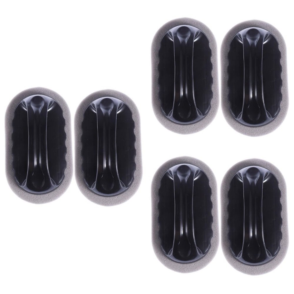 Gatuida 6-Piece Toilet and Cleaning Sponge Brush Set with Handle