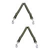 Angoily 2-Pack Green Reflective Nylon Dog Leashes view 1