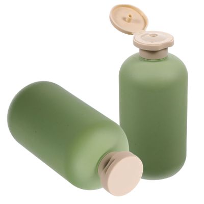 Zerodeko 3 Sets Travel Toiletry Bottles, Leakproof Cream and Shampoo Containers, 300 ml Each, 2 Pieces per Set