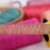 200 g Gold-Twisted Yarn, Light-Weight Ice Silk Yarn, Handmade, for DIY Knitting and Crochet, Hats, Bags, Seat Cushions, Water Cup Covers, and Slippers (Color: 05 Light Pink) view 3
