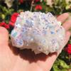 WIOSEN 150–180 g Specimen, White Angel Aura Quartz Point, Electroplated Crystal Cluster view 3