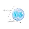 DOITOOL Blue Plastic Hamster Exercise Ball Toy for Exercise and Decoration view 3