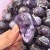 WIOSEN Natural Dream Amethyst Quartz Crystal Skull Gemstone, Handmade Carved Crystal Skull Decoration view 3