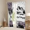 RV Window Curtains, Happy Camping Decor, 2 Panels, Medium Size view 3