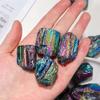 BUSOTH Natural Magic 1-Piece Natural Crystal Rough Specimen, Irregular Aura Rainbow Tourmaline view 2