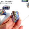 BUSOTH Natural Magic 1-Piece Natural Crystal Rough Specimen, Irregular Aura Rainbow Tourmaline view 4
