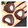 WIOSEN 3-Piece Natural Red Jasper Carvings, Love, Crafts, Home Decor, Stones view 1