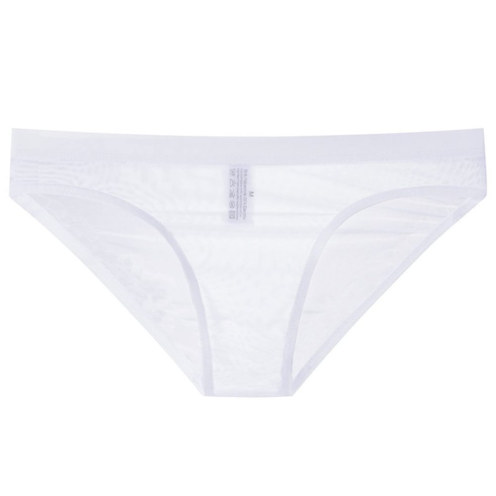 Celucke Men's Transparent Low-Rise Thong, T-Back Jockstrap