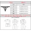Celucke Men's Transparent Low-Rise Thong, T-Back Jockstrap view 3