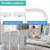 Ansobea 180 cm Bed Rail, Fall Protection for Baby and Children's Beds, 5-Position Height Adjustable, Gray view 4