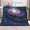 EHOMERY Cozy Baby Blanket for Couch, One Piece Flannel Fleece Throw, XXL Cosmic Landscape, Purple, 150 x 100 cm view 4