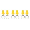 DOITOOL 6-Pack Yellow Arrow Headbands – Funny Costume Headwear view 1