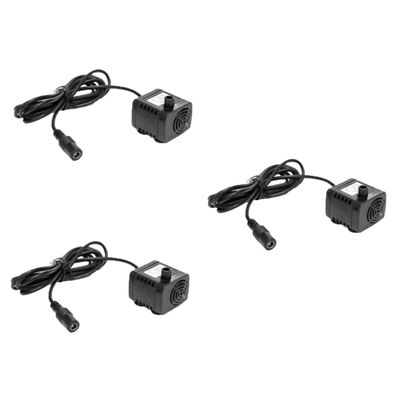 BESPORTBLE Fish Cooling 3-Piece DC 12V Brushless Submersible Water Pump
