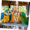 FOMIYES Wooden Parrot Chew Toy view 4