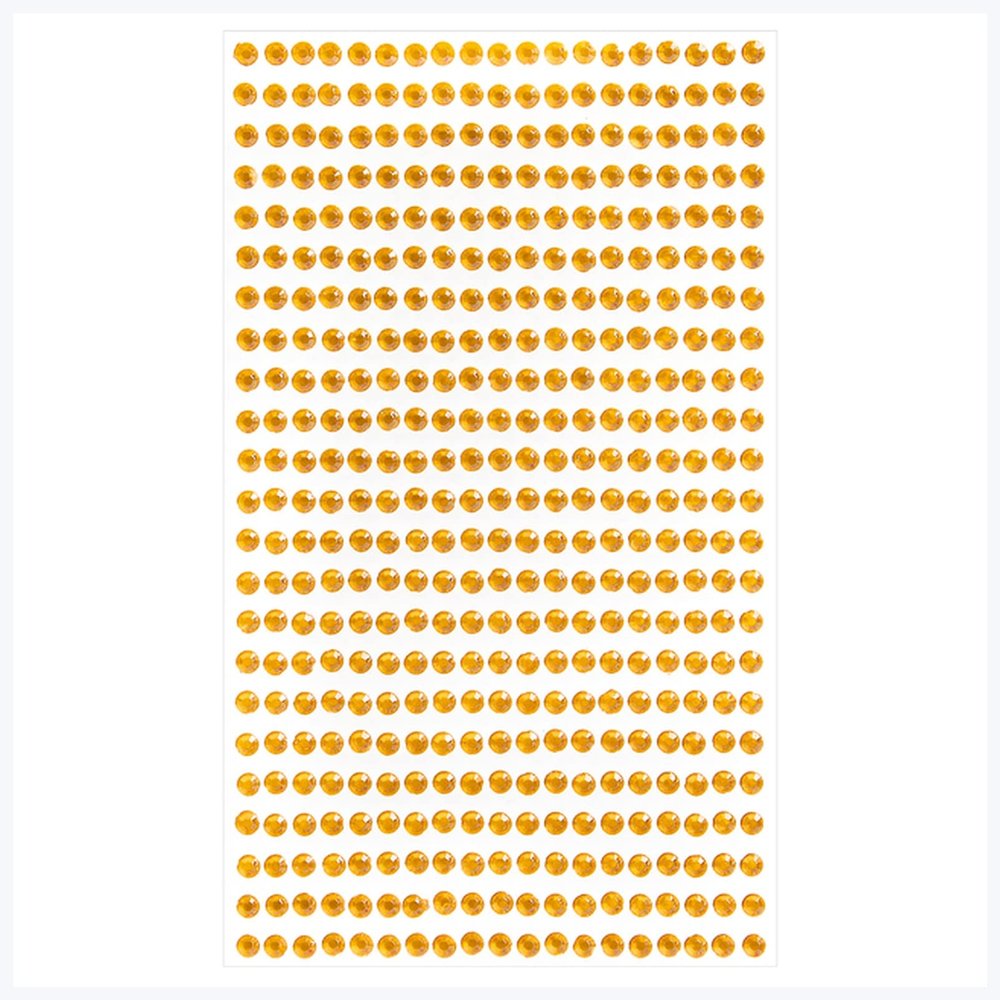 DUnLap Double Eyelid Stickers, 437 Pieces/Sheet, Yellow