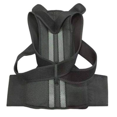 XS–5XL Plus-Size Back Support and Posture Corrector, Adjustable Full-Back Support Belt for Upper and Lower Back Pain Relief, Scoliosis Corrector for Men and Women (Color: B)