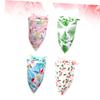 FOMIYES Cool Bandana 4-Pack Triangle Pet Scarf view 2