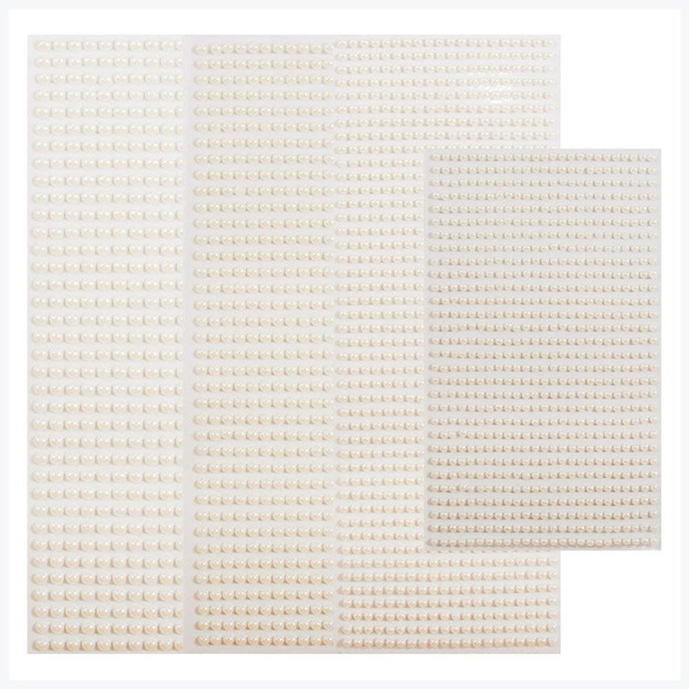 Double Eyelid Stickers, 3D Pearl Face and Eyeliner Stickers
