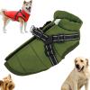 Waterproof Winter Dog Jacket with Integrated Harness view 1