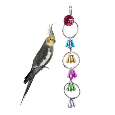 FOMIYES Hanging Bell for Parrots