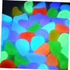 DOITOOL 100-Piece Glow-in-the-Dark Aquarium Pebbles, Fluorescent Cobblestone Decor view 3