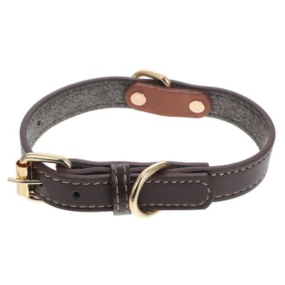 Housoutil Adjustable Dog Collar with D-Ring and Bell Decoration
