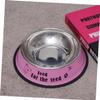 FOMIYES Dog Bowl with -Coating, Pet Feeder for Large Dogs, Dry Food, Wet Food and Water, Random Cartoon Pattern view 3