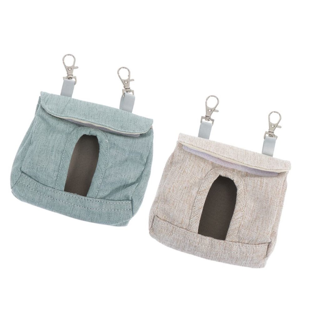 Hanging Food Bags for Rabbits, 2-Pack, Fabric