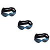 Housoutil 3-Piece Dog Sunglasses for Cats and Dogs, UV Protection, Adjustable Straps, Windproof and Waterproof, Blue view 1
