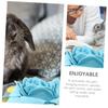 FOMIYES 2-Piece Rabbit Feeding and Snuffle Mats for Slow Feeding and Stress Relief view 4
