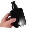 HAPINARY Refillable Pump Bottles, PET, 150 mL, 4-Pack, Square, Black view 4