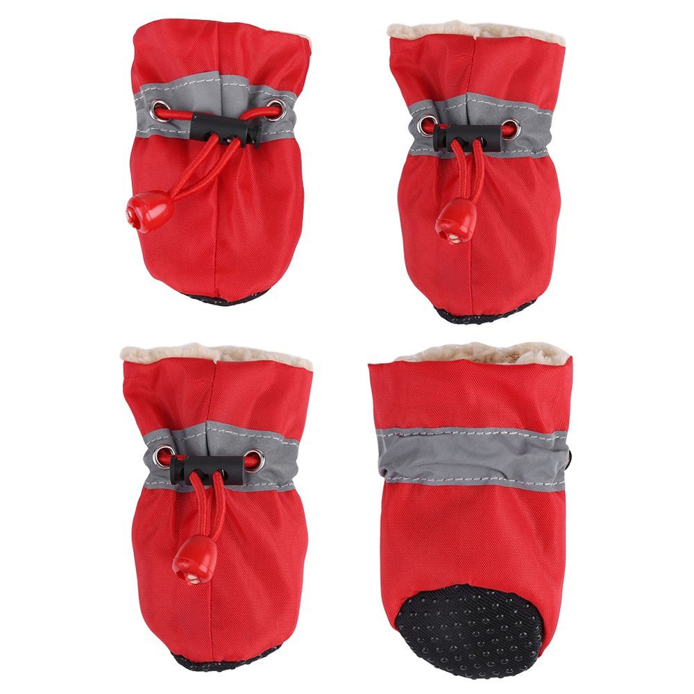 4-Pack Dog Shoes for Large Dogs