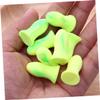 Noise-Reducing Earplugs, 4 Pairs, PU Foam, Light Green view 2