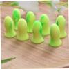 Noise-Reducing Earplugs, 4 Pairs, PU Foam, Light Green view 3
