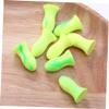 Noise-Reducing Earplugs, 4 Pairs, PU Foam, Light Green view 4